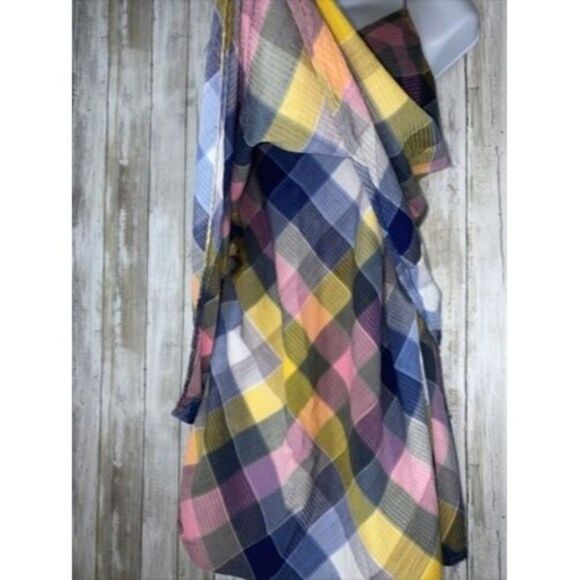 Patagonia Layered Plaid Spaghetti Strap Sun Dress 58920SP13 Women’s Size 8 - Picture 4 of 12